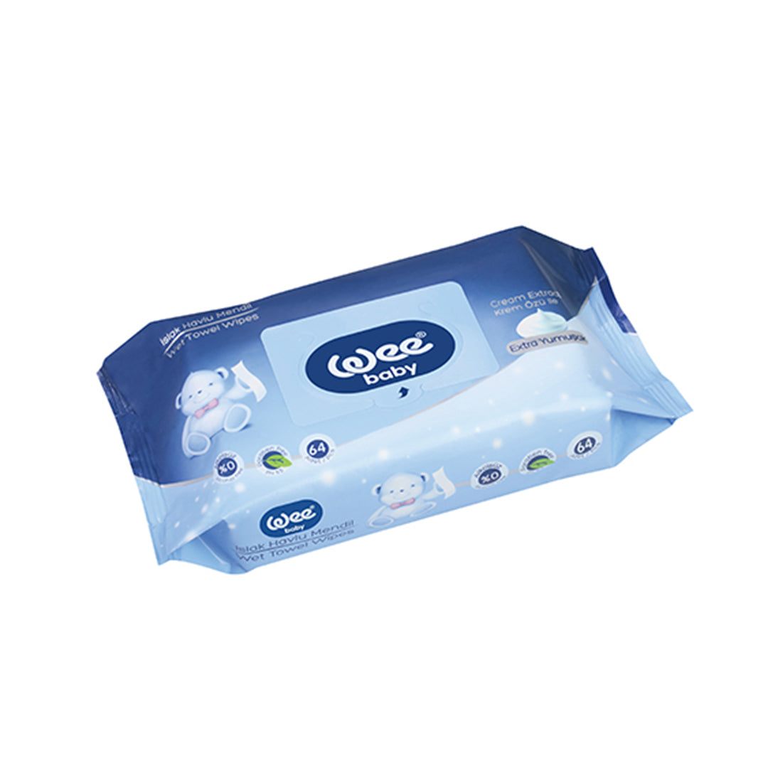 Buy Wee Baby Wet Wipes 64pieces | Yallatoys.com