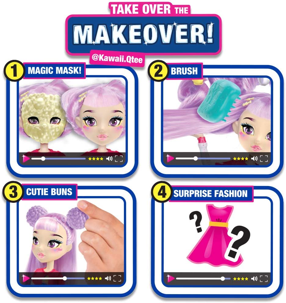 Buy Failfix Kawaii Qtee Total Makeover Doll Pack | Yallatoys.com