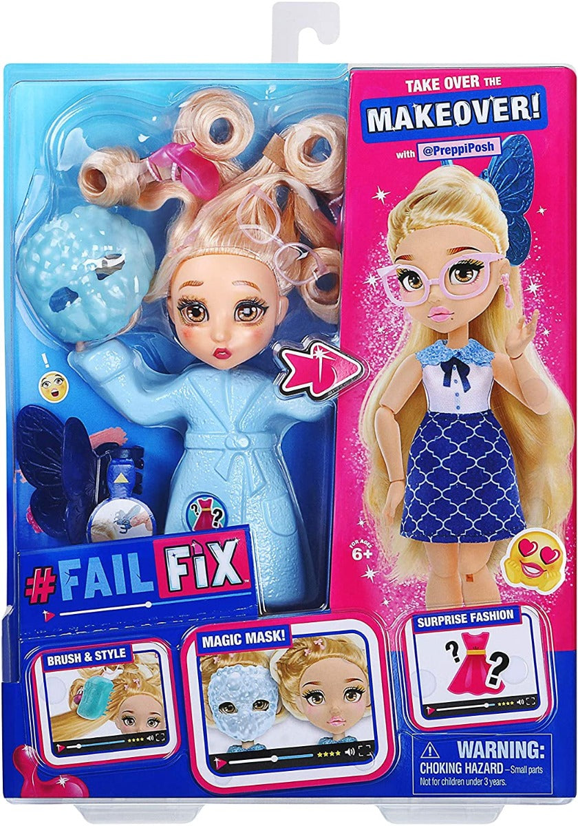 Buy Failfix Preppiposh Total Makeover Doll Pack | Yallatoys.com