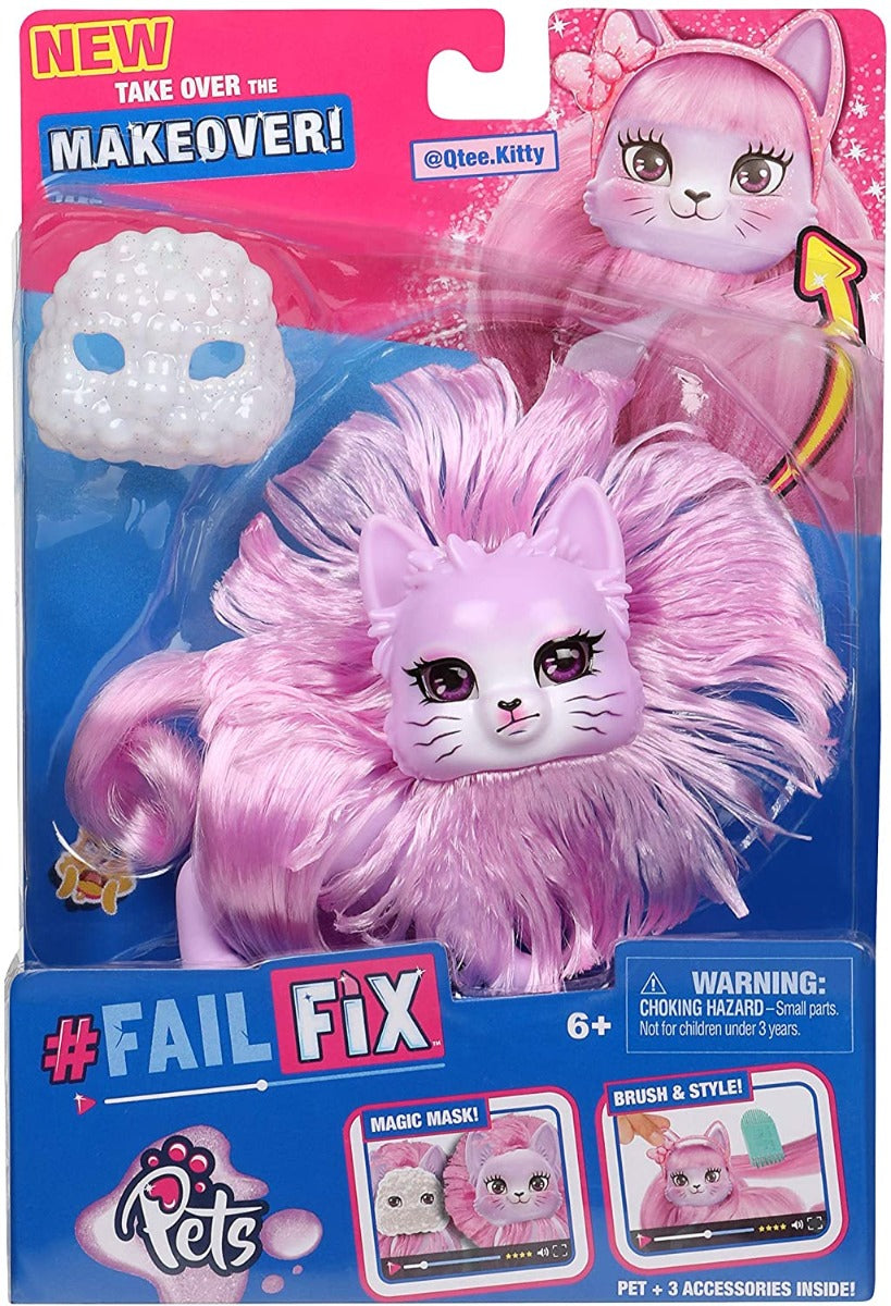 Buy Failfix Qtee Kitty Total Makeover Pet Pack | Yallatoys.com