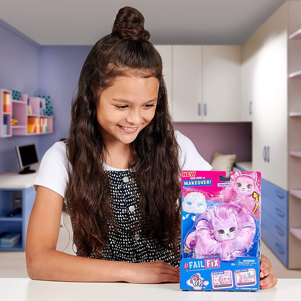 Buy Failfix Qtee Kitty Total Makeover Pet Pack | Yallatoys.com