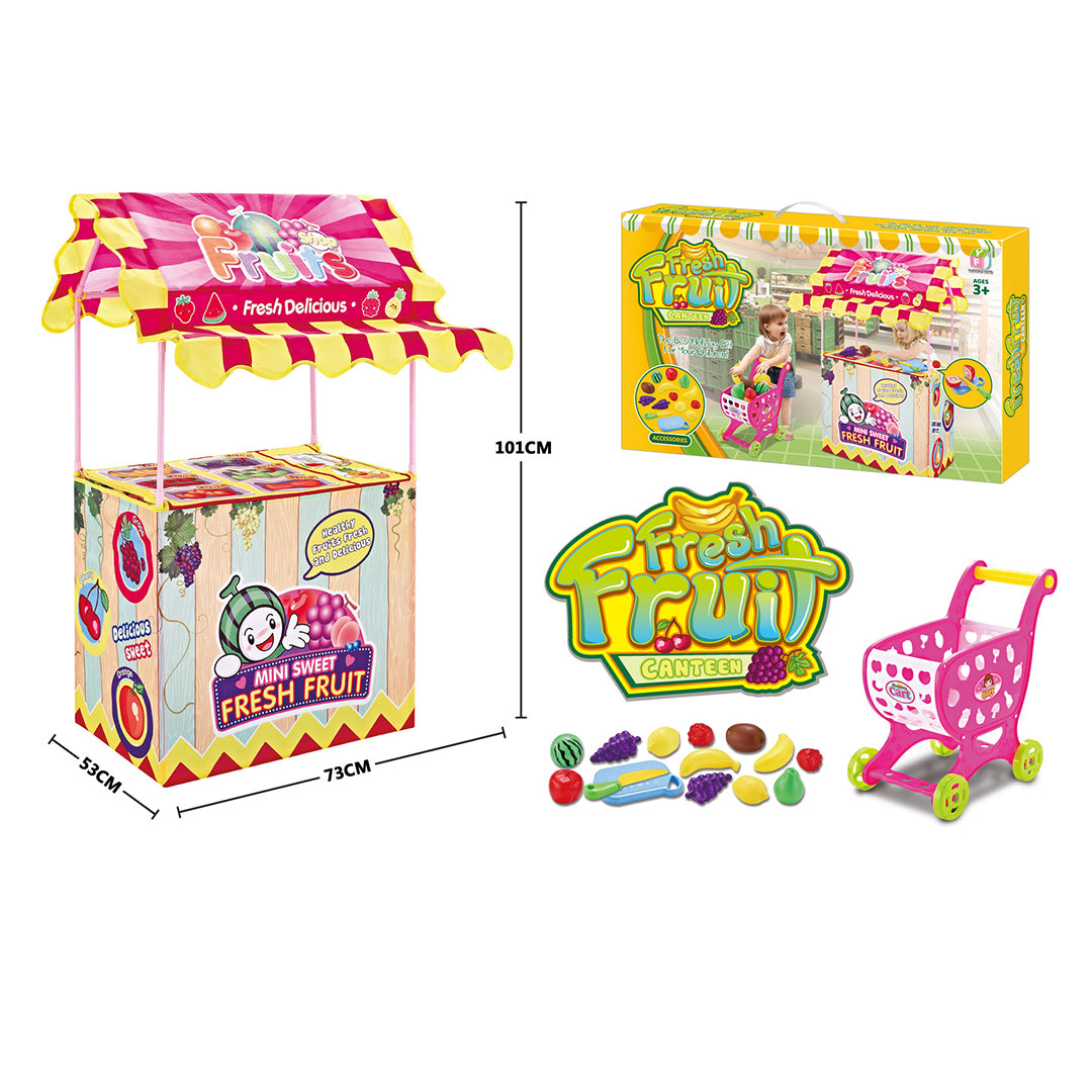 Buy Fresh Fruit Canteen With Cart | Yallatoys.com