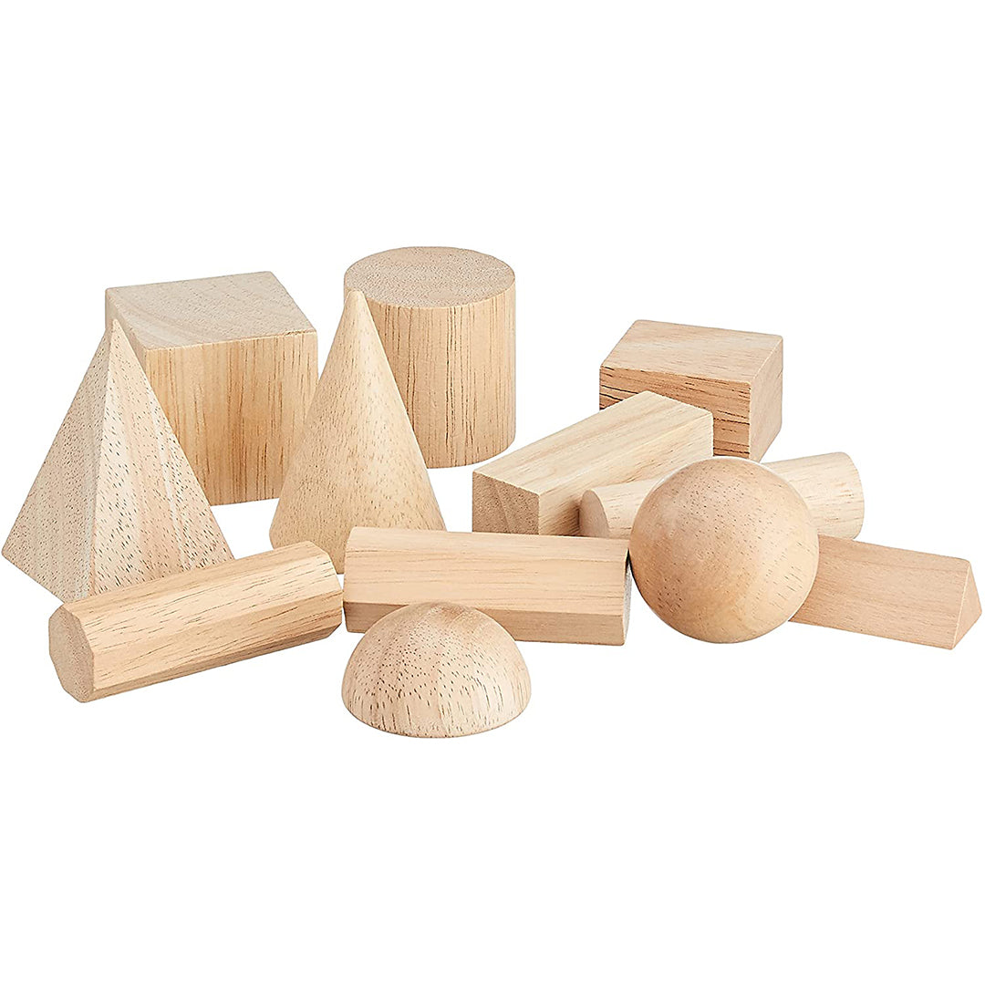 12 Piece Wooden Shape Set