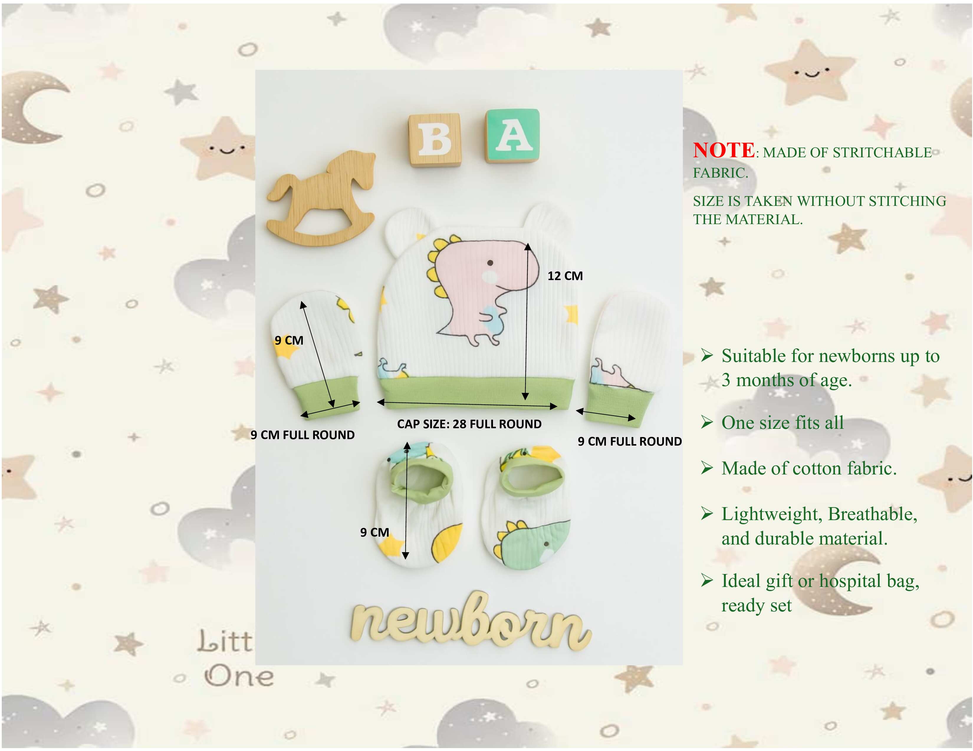 Kinder Valley Newborn Set Green Kinder Valley Yallatoys