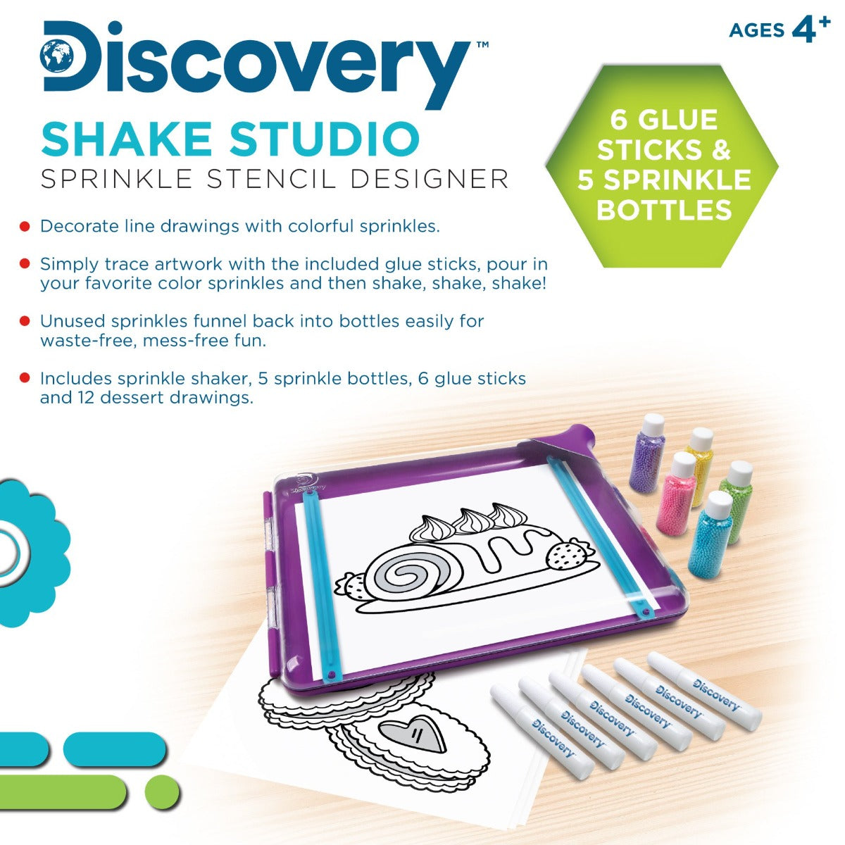 Buy Discovery Mind Blown Toy Art Board Shake And Sprinkle | Yallatoys.com