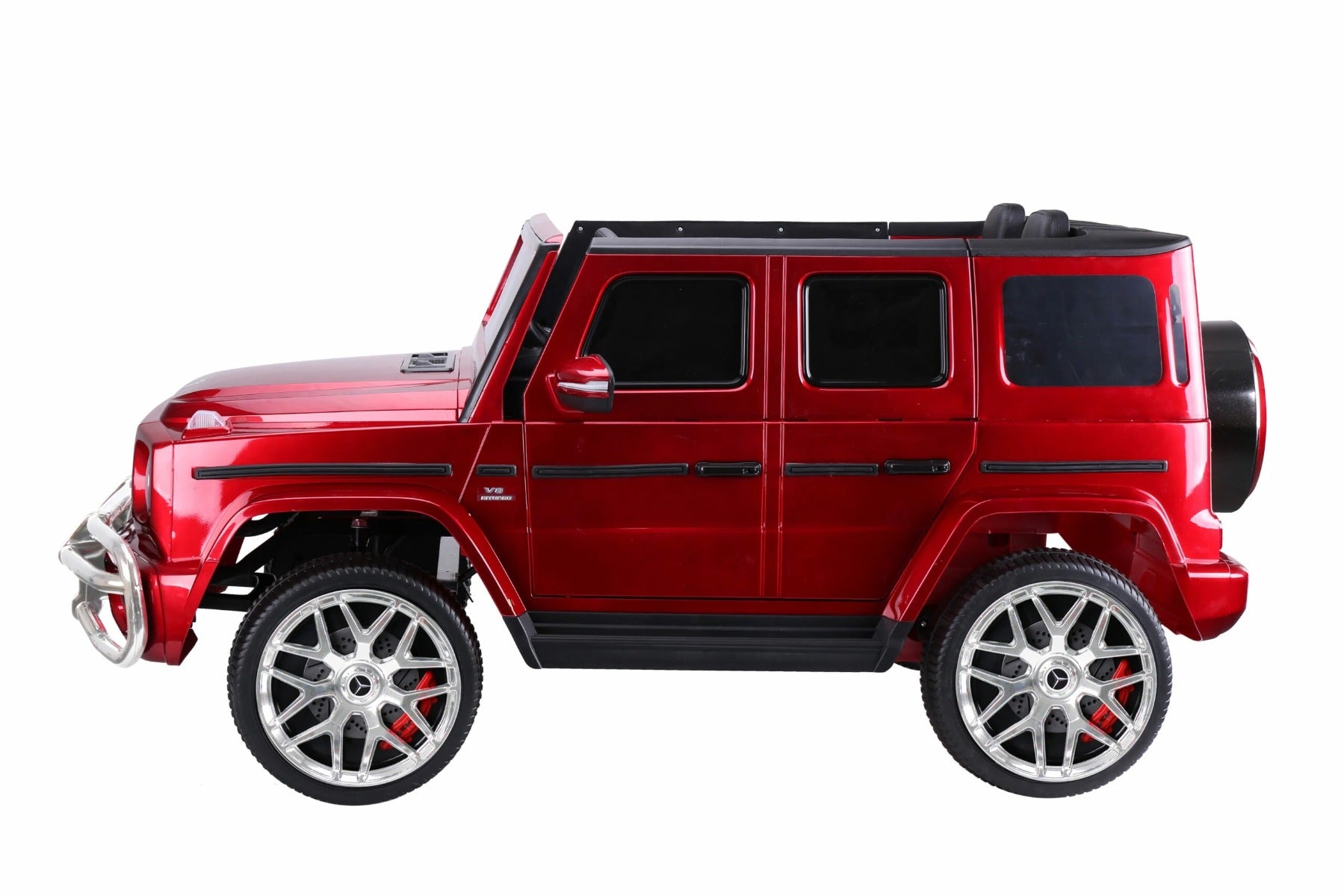 Buy Mercedes Benz AMG 12V G63 G Wagon 2 Seater Kids Battery Operated Ride On Car With Remote Control Red | Yallatoys.com