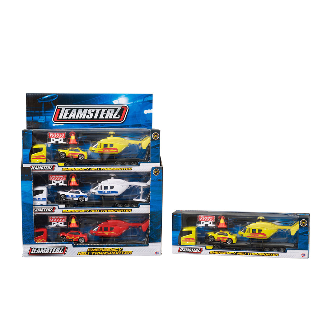 Buy Teamsterz Emergency Heli Transporter (Sold Separately Subject to Availability) | Yallatoys.com