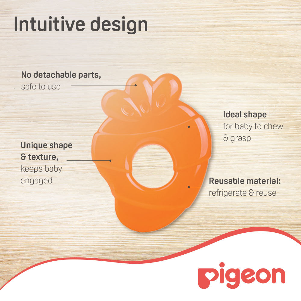 Pigeon Cooling Teether Carrot Pigeon Yallatoys