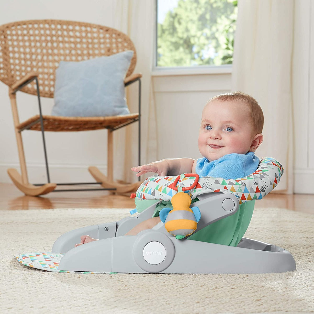Summer Infant  Learn To Sit Postioner Green Summer Infant Yallatoys