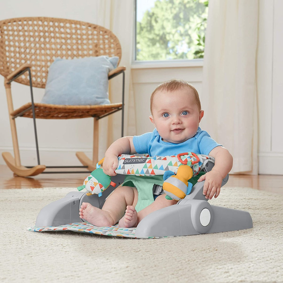 Summer Infant  Learn To Sit Postioner Green Summer Infant Yallatoys