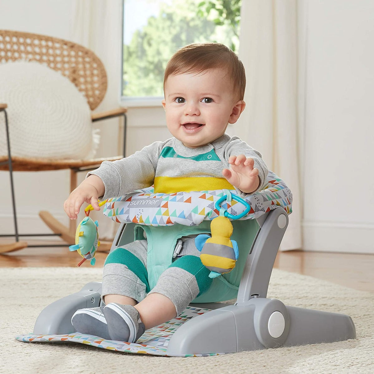 Summer Infant  Learn To Sit Postioner Green Summer Infant Yallatoys