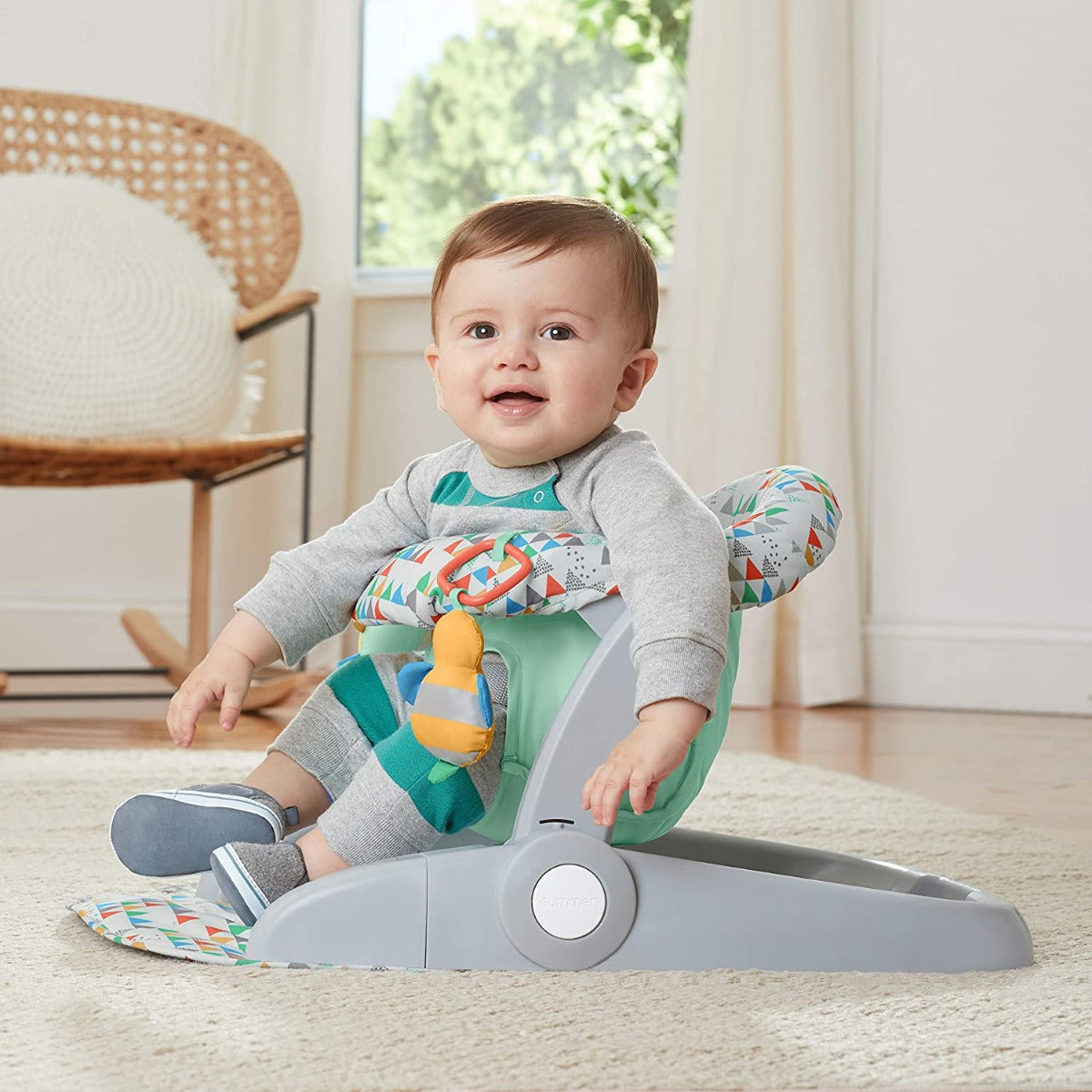 Summer Infant  Learn To Sit Postioner Green Summer Infant Yallatoys