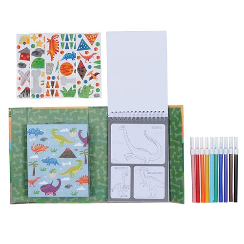 Buy Tiger Tribe Colouring Set Dinosaurs | Yallatoys.com