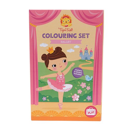 Buy Tiger Tribe Colouring Set Ballet | Yallatoys.com