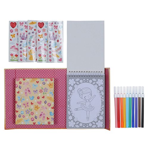Buy Tiger Tribe Colouring Set Ballet | Yallatoys.com