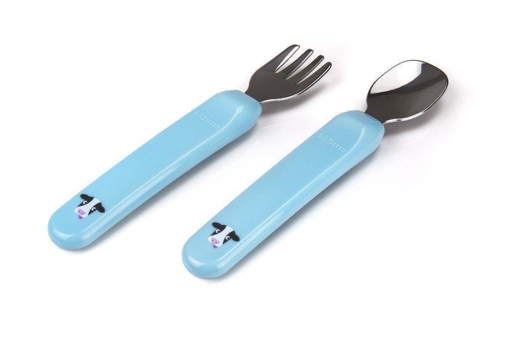 Kidsme Premier Spoon & Fork Aquamarine Kidsme Yallatoys