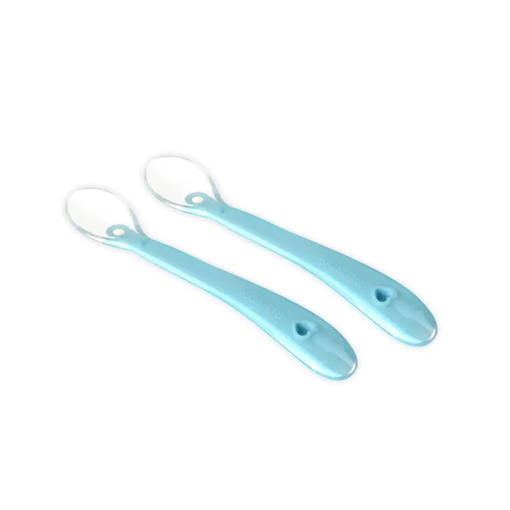 Kidsme Soft Silicone Spoon(2Pcs  Blue Kidsme Yallatoys