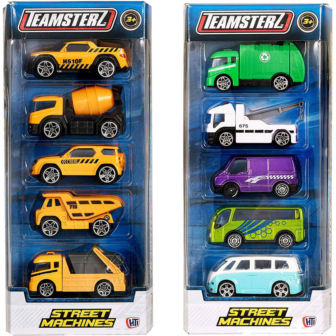 Buy Teamsterz Street Machines Die Cast 5 pieces Pack | Yallatoys.com
