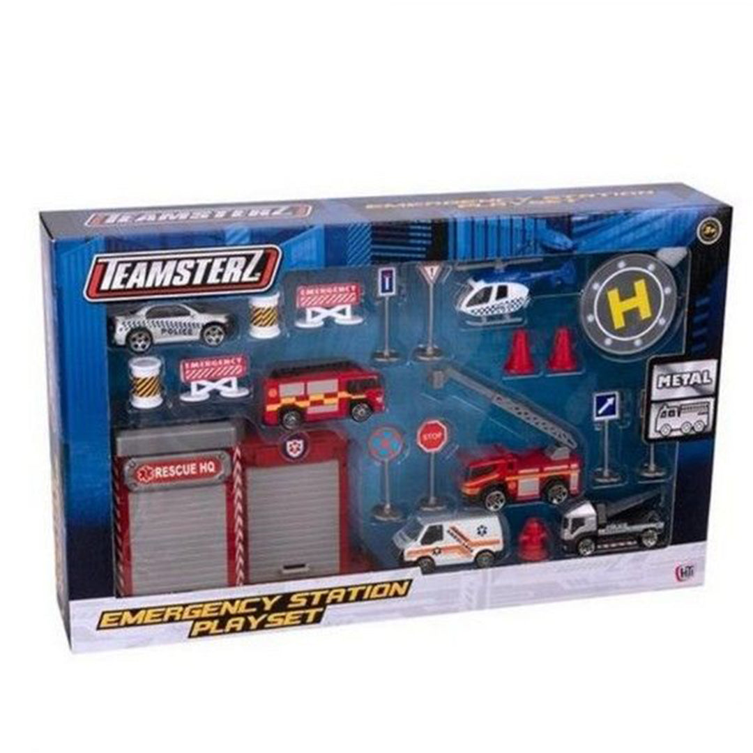 Buy Teamsterz Emergency Station Set 21Pc | Yallatoys.com