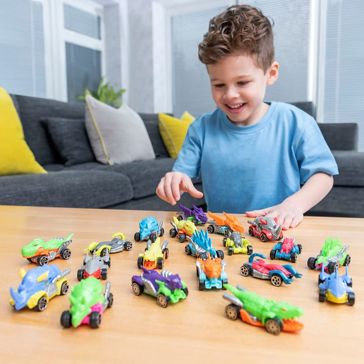 Buy Teamsterz Beast Machine Dino Car Play Set 10 Die Cast in a Pack (Sold Separately Subject to Availability) | Yallatoys.com