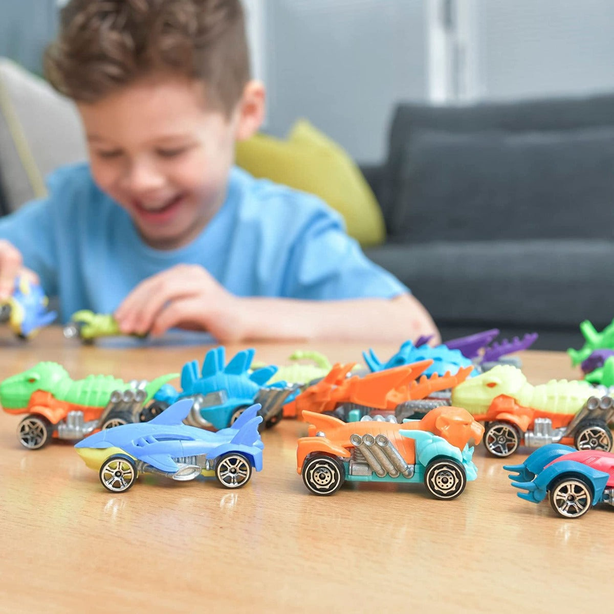 Buy Teamsterz Beast Machine Dino Car Play Set 10 Die Cast in a Pack (Sold Separately Subject to Availability) | Yallatoys.com