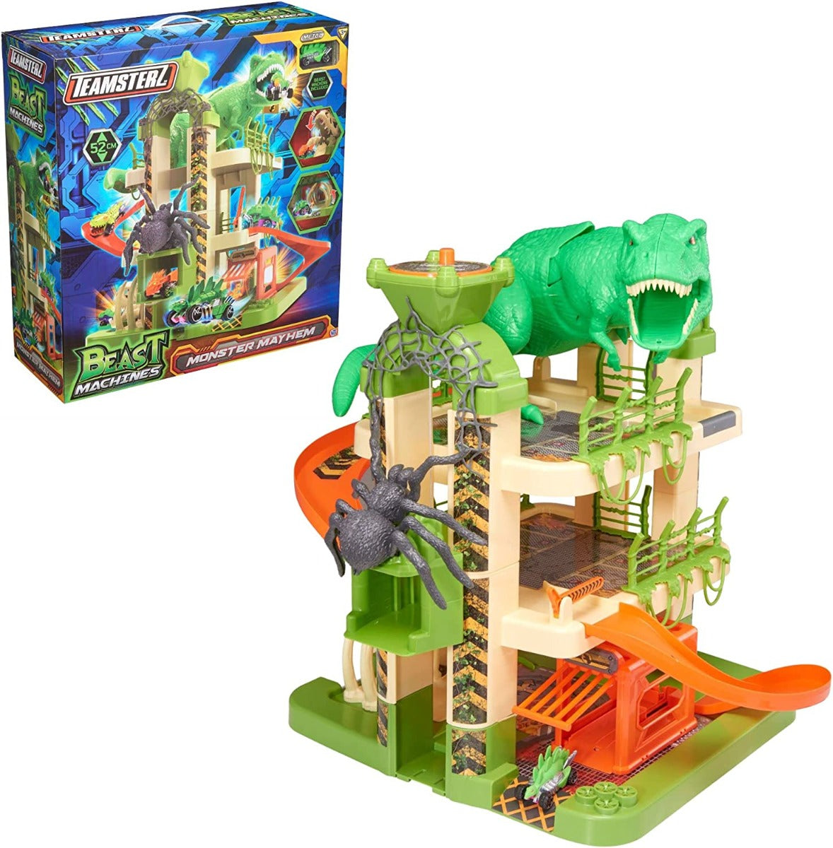 Buy Teamsterz Beast Machines Monster Mayhem A Chomping Dinosaur & Dinosaur Bones Launcher with 1 Beast Machines Car | Yallatoys.com