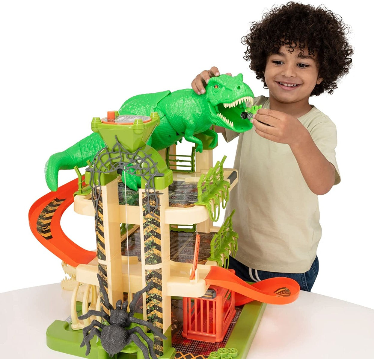 Buy Teamsterz Beast Machines Monster Mayhem A Chomping Dinosaur & Dinosaur Bones Launcher with 1 Beast Machines Car | Yallatoys.com