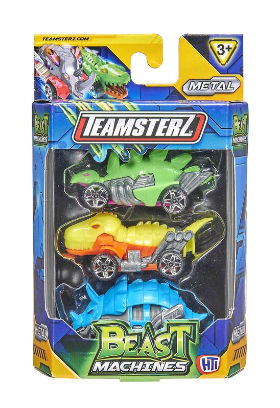 Buy Teamsterz Beast Machine Die Cast 3pc Pack Car (Sold Separately Subject to Availability) | Yallatoys.com