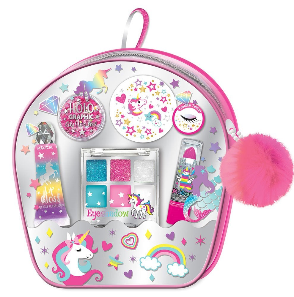 Buy Smartwatch Purple and unicorn beauty bag bundle pack3 | Yallatoys.com