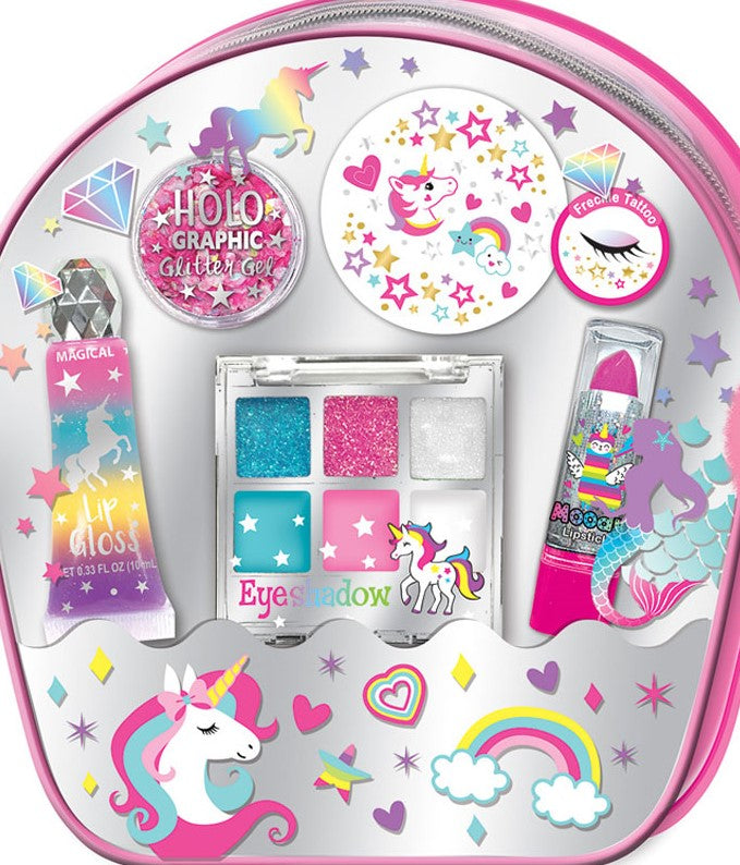 Buy Smartwatch Purple and unicorn beauty bag bundle pack3 | Yallatoys.com