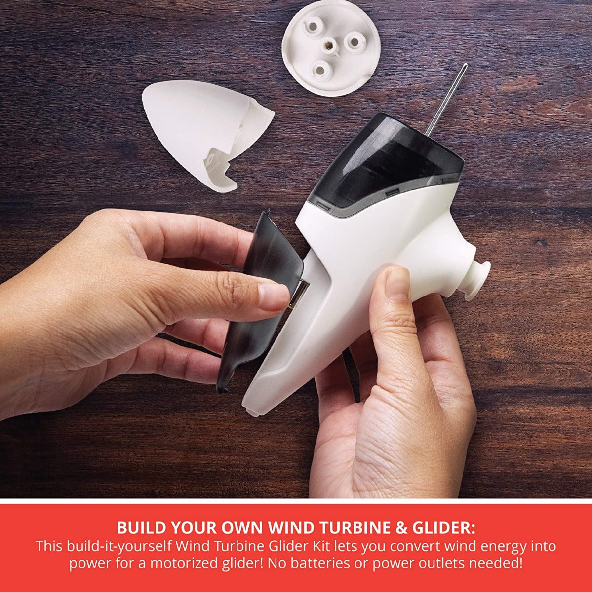 Buy Discovery Mind Blown Wind Turbine Glider Kit Steam Science Experiment For Kids | Yallatoys.com