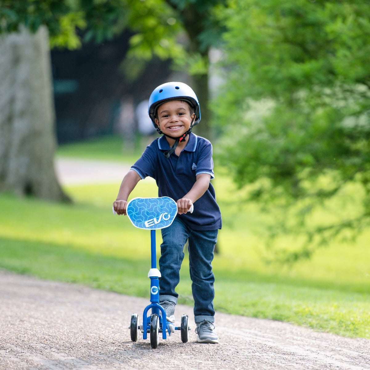Buy Evo 3 Wheel Scooter Blue Scooter | Yallatoys.com