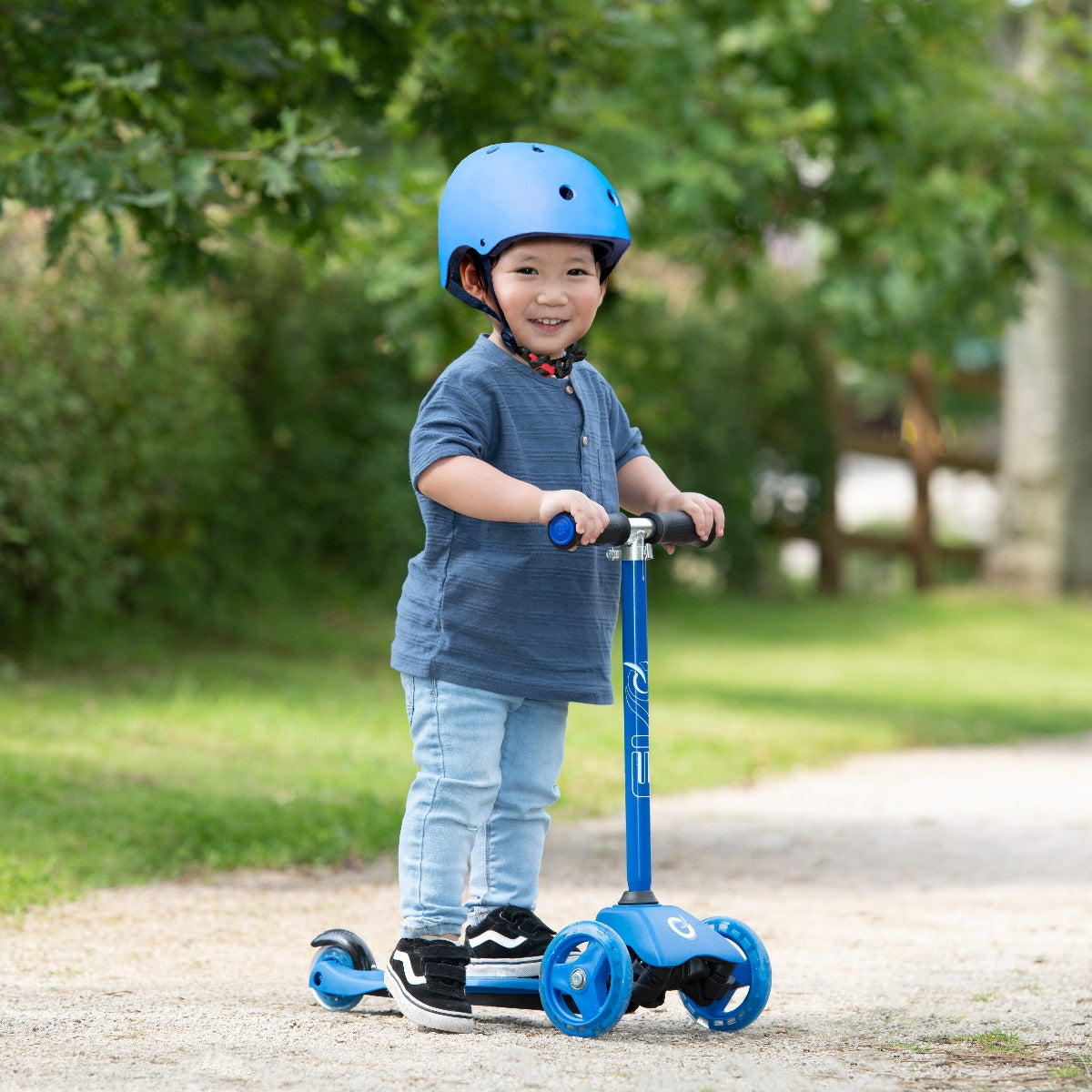 Buy Evo 3 In 1 Cruiser Blue Scooter | Yallatoys.com