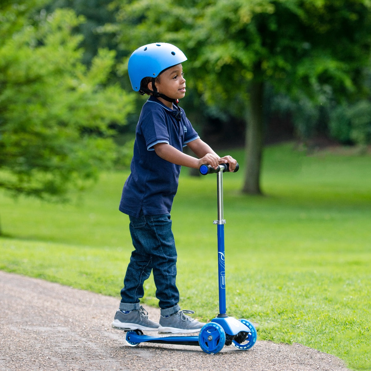 Buy Evo 3 In 1 Cruiser Blue Scooter | Yallatoys.com