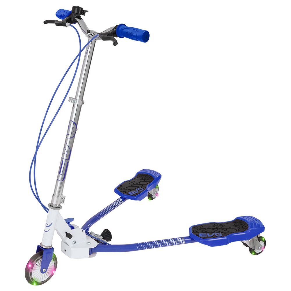 Evo Light Up Jr V Flex Scooter Blue Evo Yallatoys