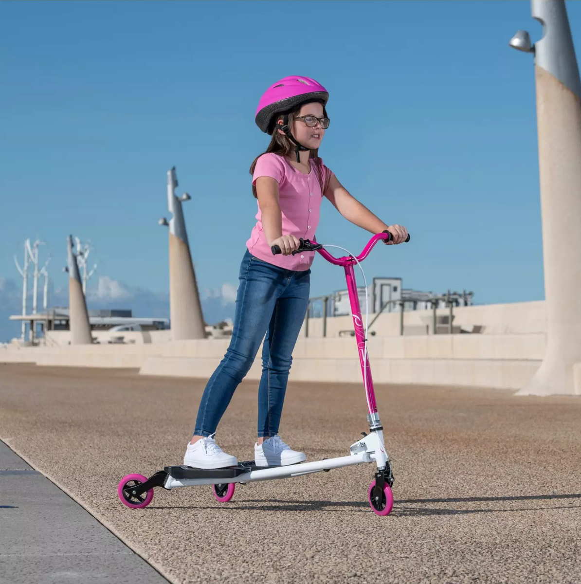 Buy Evo V Flex Scooter Pink | Yallatoys.com