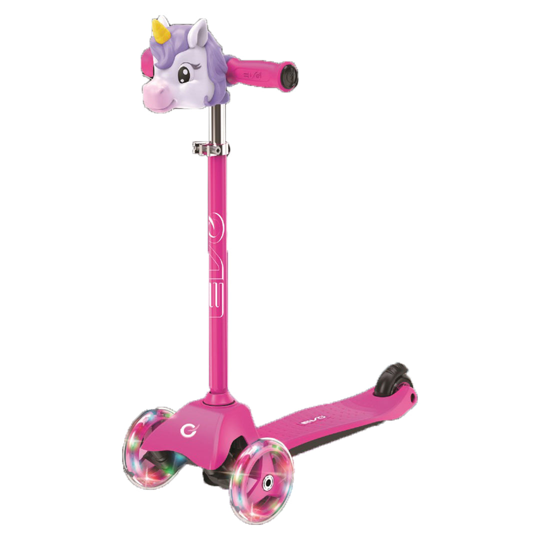 Buy Evo Unicorn Wheel Light Up Mini Scooter | Yallatoys.com