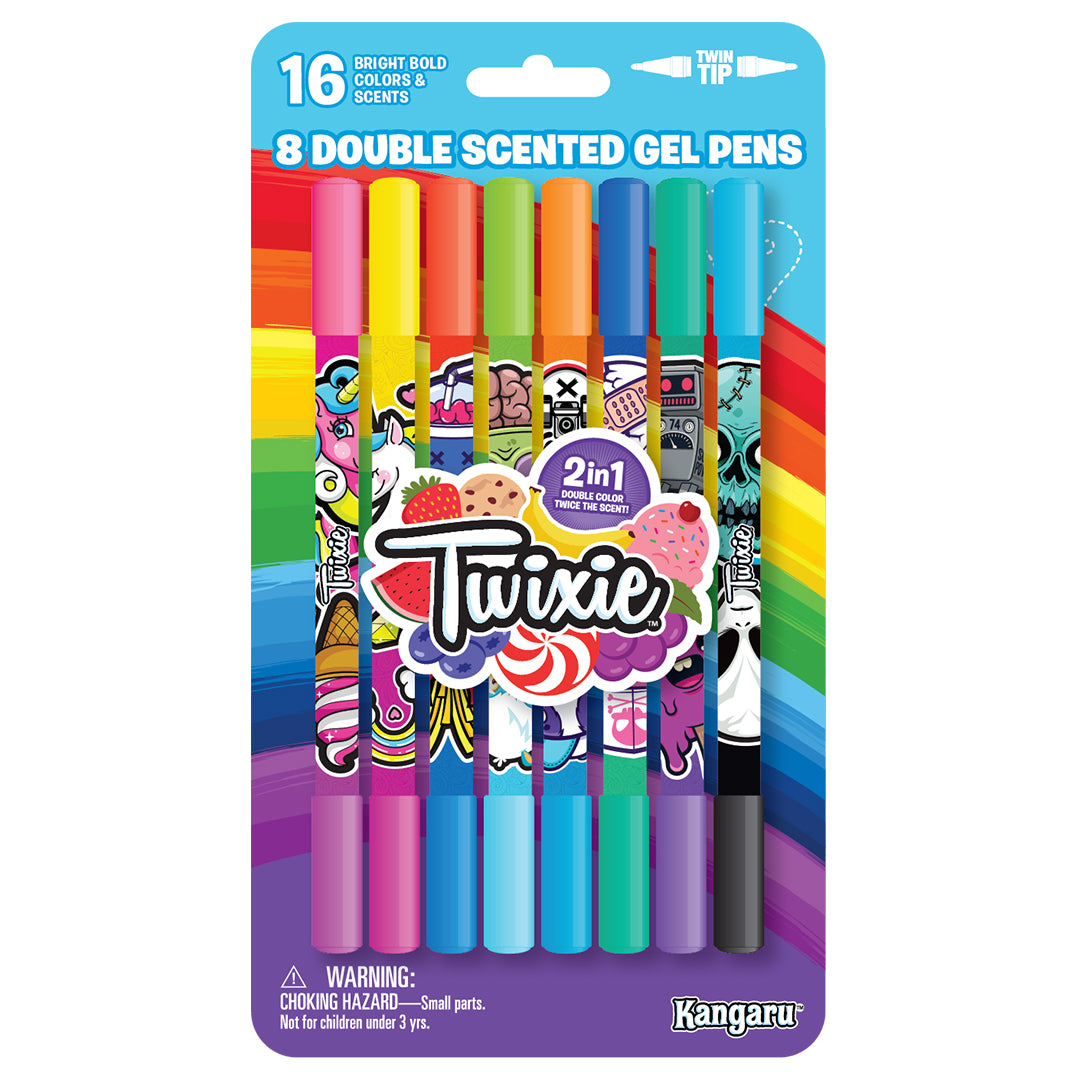 Buy Twixie 8 Double Scented Gel Pens | Yallatoys.com