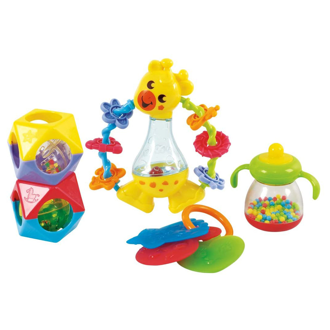 Buy Playgo Rattle & Teethe Explore Set in 5 Pieces | Yallatoys.com