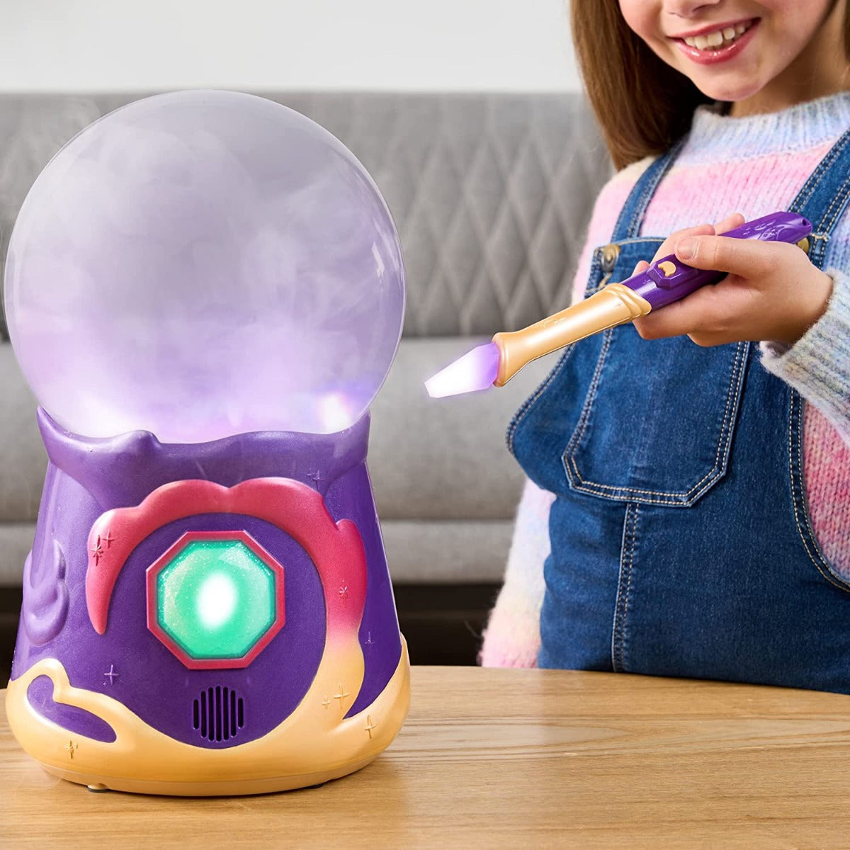 Buy Magic Mixies Magical Misting Crystal Ball with Interactive 8 inch Pink Plush Toy and 80+ Sounds and Reactions | Yallatoys.com