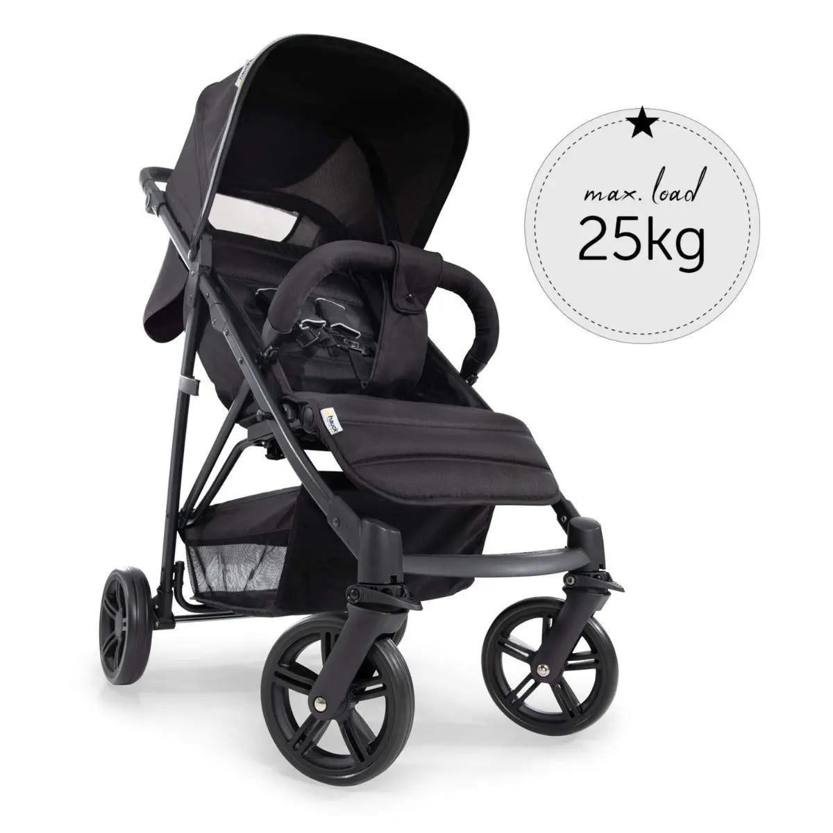 Hauck Rapid 4 Caviar Black Stroller Hauck Yallatoys