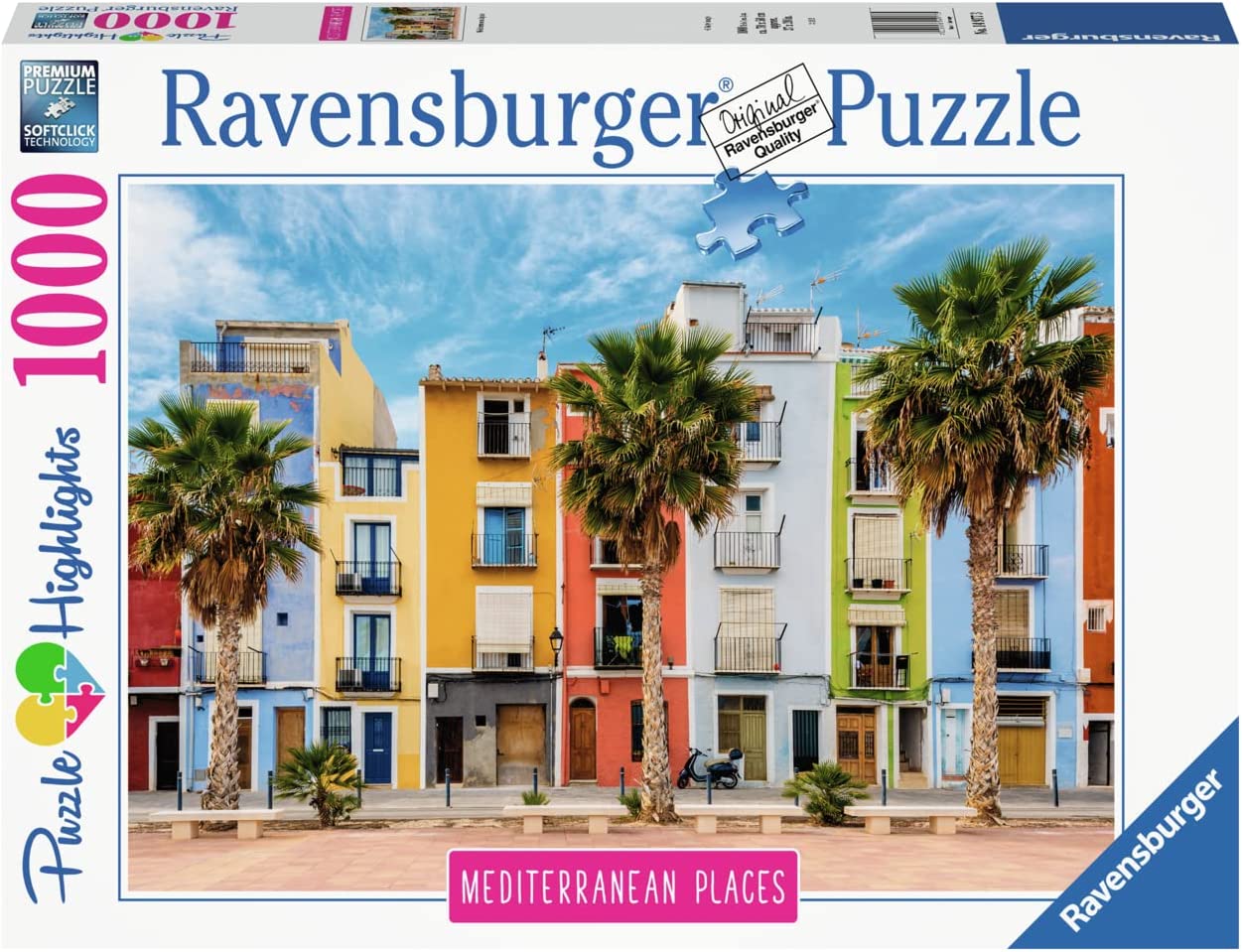 Buy Ravensburger Mediterranean Alicante Spain 1000pcs Jigsaw Puzzle | Yallatoys.com
