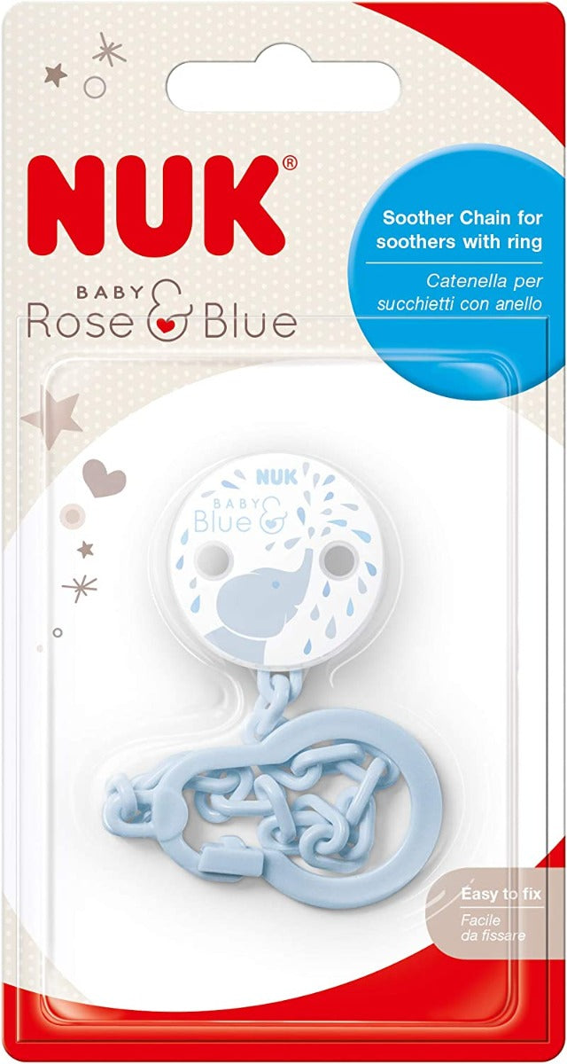 Nuk Sootherchain Tritan Ine Baby Blue Nuk Yallatoys