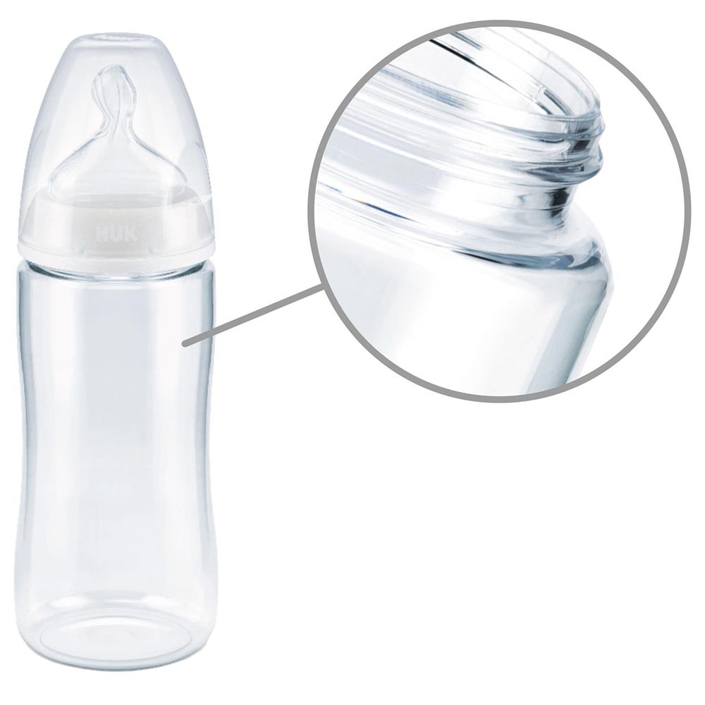 Nuk New Classic Glass Btl 240Ml Si1M Arab Nuk Yallatoys