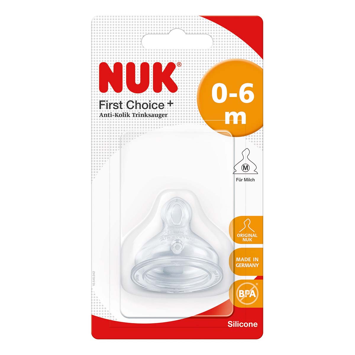 Nuk Fc Plus Teat Silicone Ine S1 M 1/Blc Nuk Yallatoys