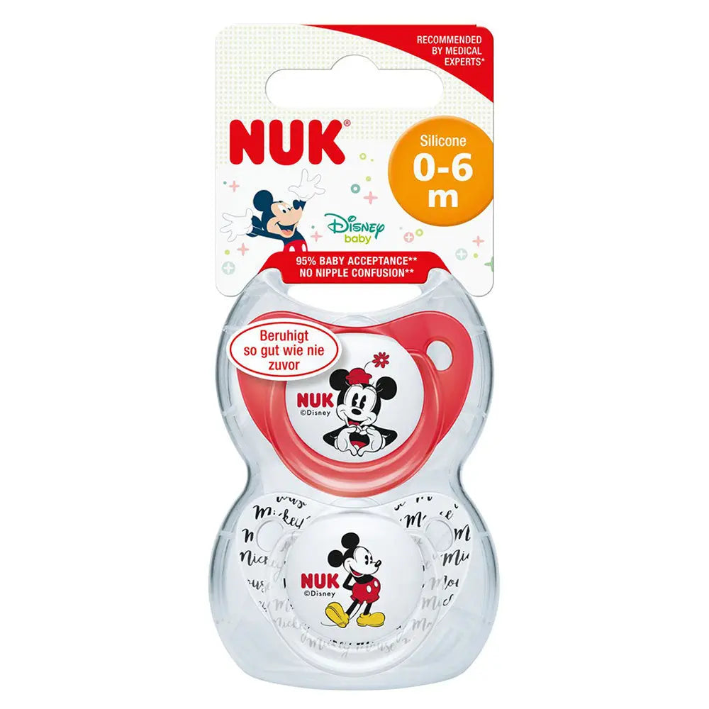 Nuk Pacifier Si 2.1 S1 Mickey 2/Box Nuk Yallatoys