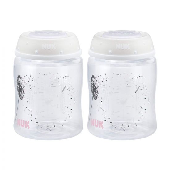 Nuk Breast Milk Container 2Pc Nuk Yallatoys