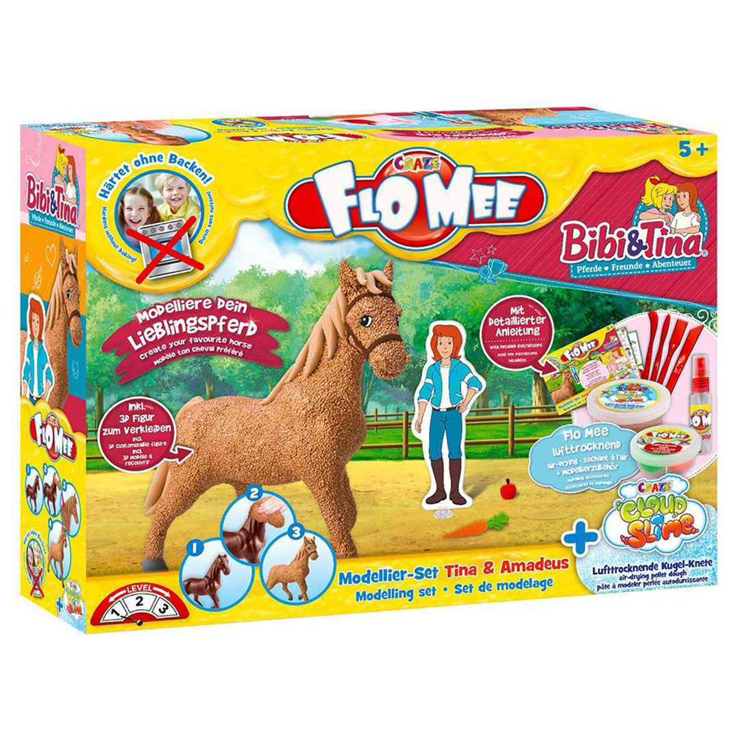 Buy Craze Flo Mee Meets Cloud Slime Horse Set | Yallatoys.com
