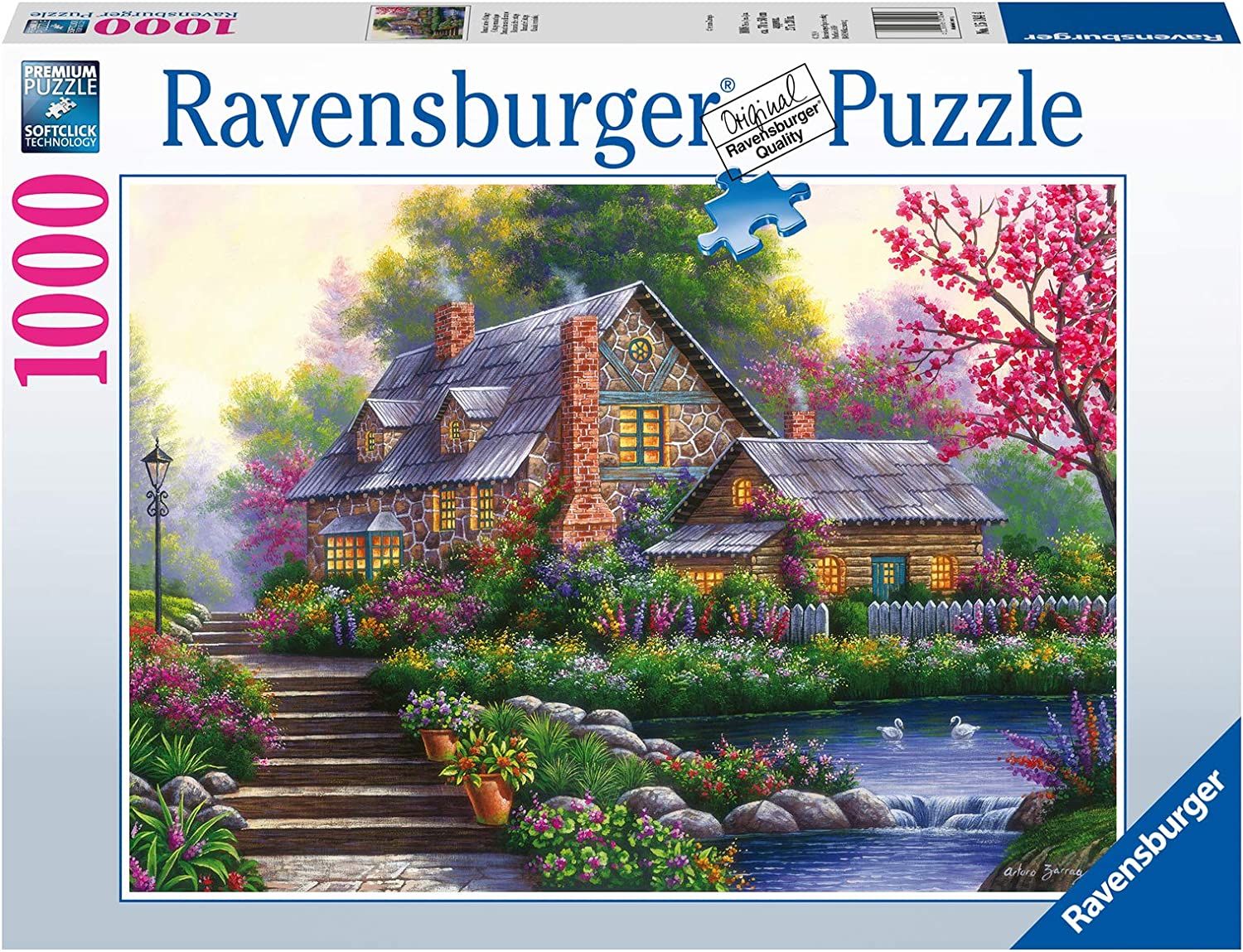 Buy Ravensburger Romantic Cottage 1000pcs Puzzle | Yallatoys.com