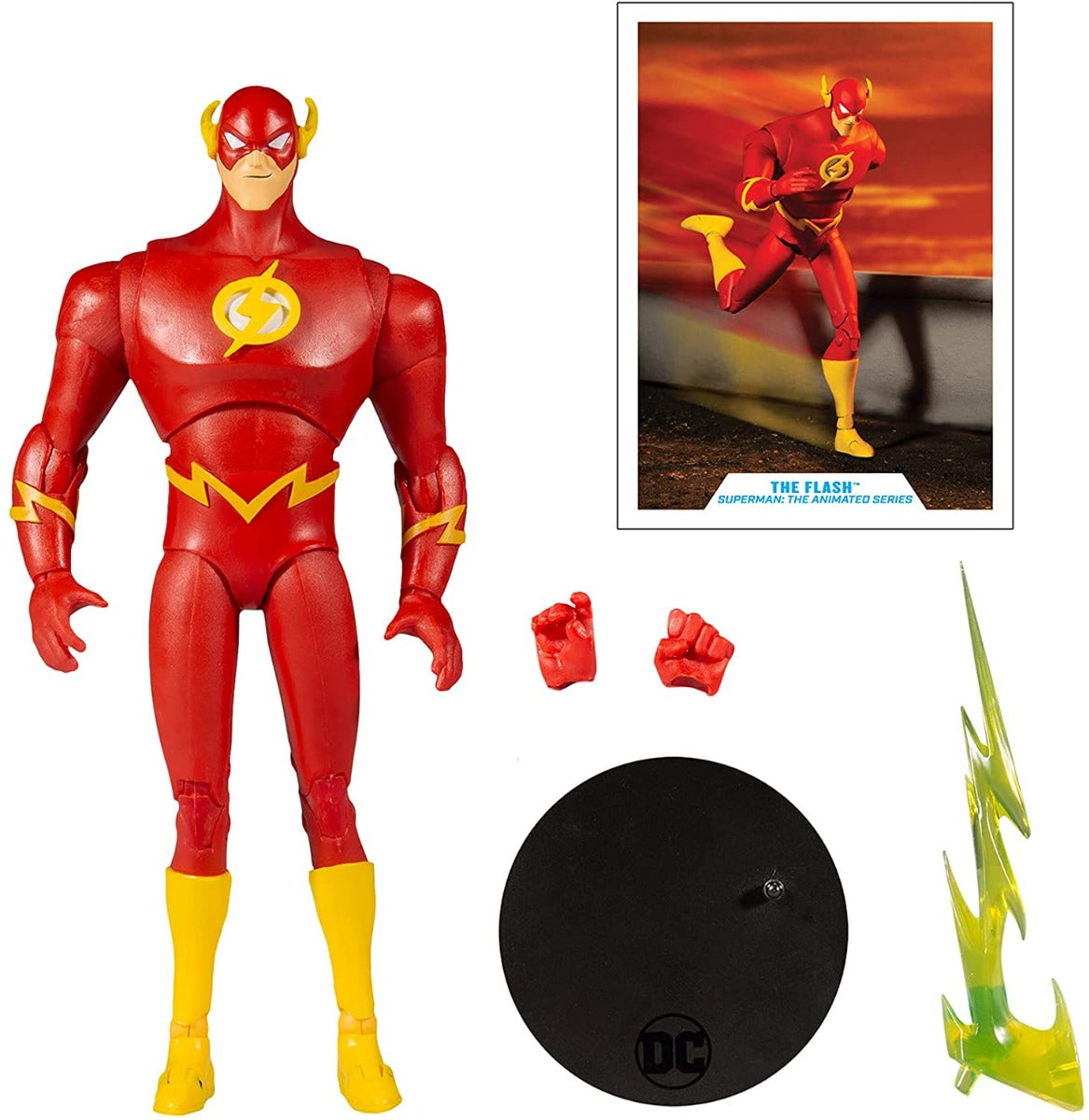 Buy DC Multiverse Animated Flash 7inch Action Figure | Yallatoys.com